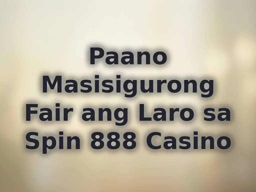 Fair Game Mechanics